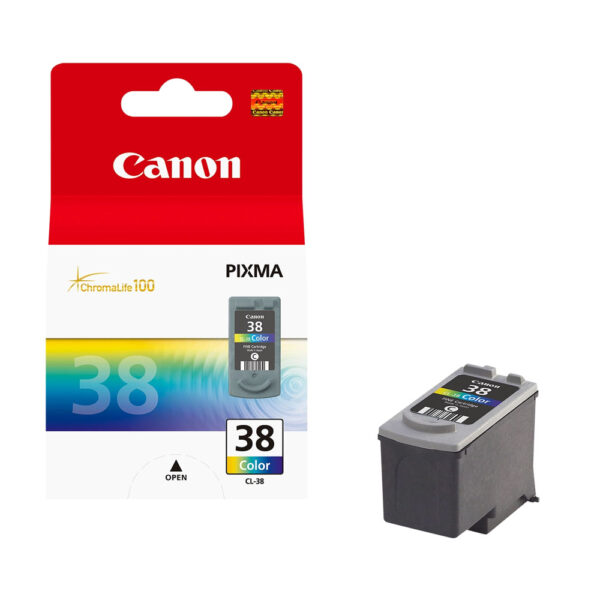 canon cl 38 c/m/y colour ink cartridge, cyan, magenta, yellow, pigment based ink, 1 pc(s)
