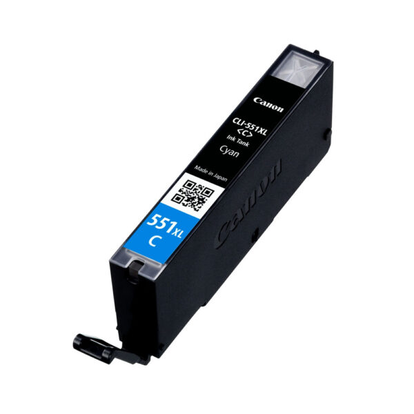 canon cli 551xl high yield cyan ink cartridge, dye based ink, 665 pages, 1 pc(s), single pack