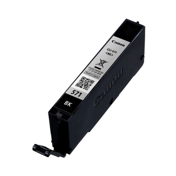 canon cli 571bk black ink cartridge, pigment based ink, 7 ml, 1 pc(s), 376 pages