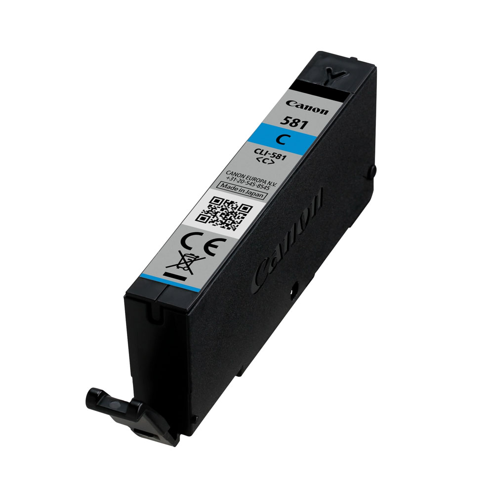 canon cli 581c cyan ink cartridge, cyan, 5.6 ml, 250 pages canon cli 581c cyan ink cartridge, cyan, 5.6 ml, 250 pages