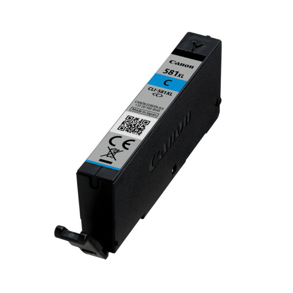 canon cli 581xl cyan ink cartridge, cyan, 8.3 ml, 170 pages