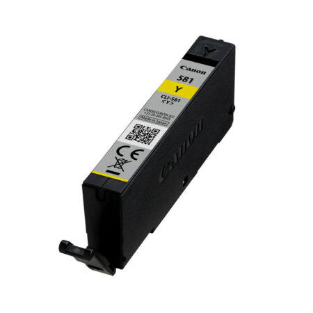 canon cli 581y yellow ink cartridge, pigment based ink, 5.6 ml, 99 pages