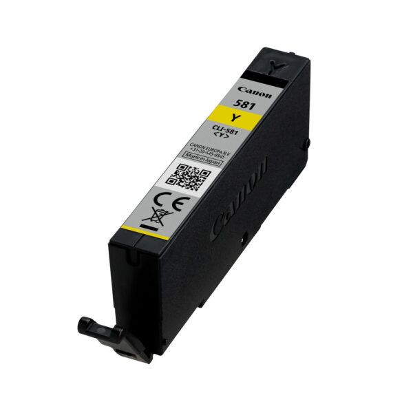 canon cli 581y yellow ink cartridge, pigment based ink, 5.6 ml, 99 pages