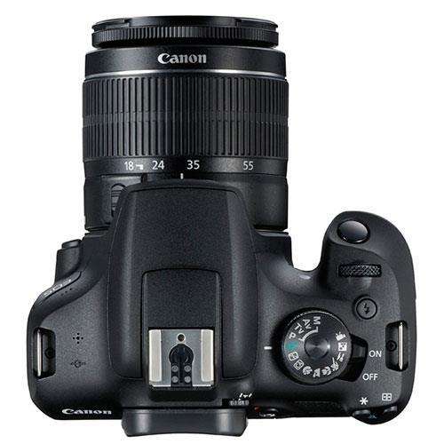 canon eos 2000d dslr camera with ef s 18 55 mm f/3.5 5.6 is ii lens black canon eos 2000d dslr camera with ef s 18 55 mm f/3.5 5.6 is ii lens black