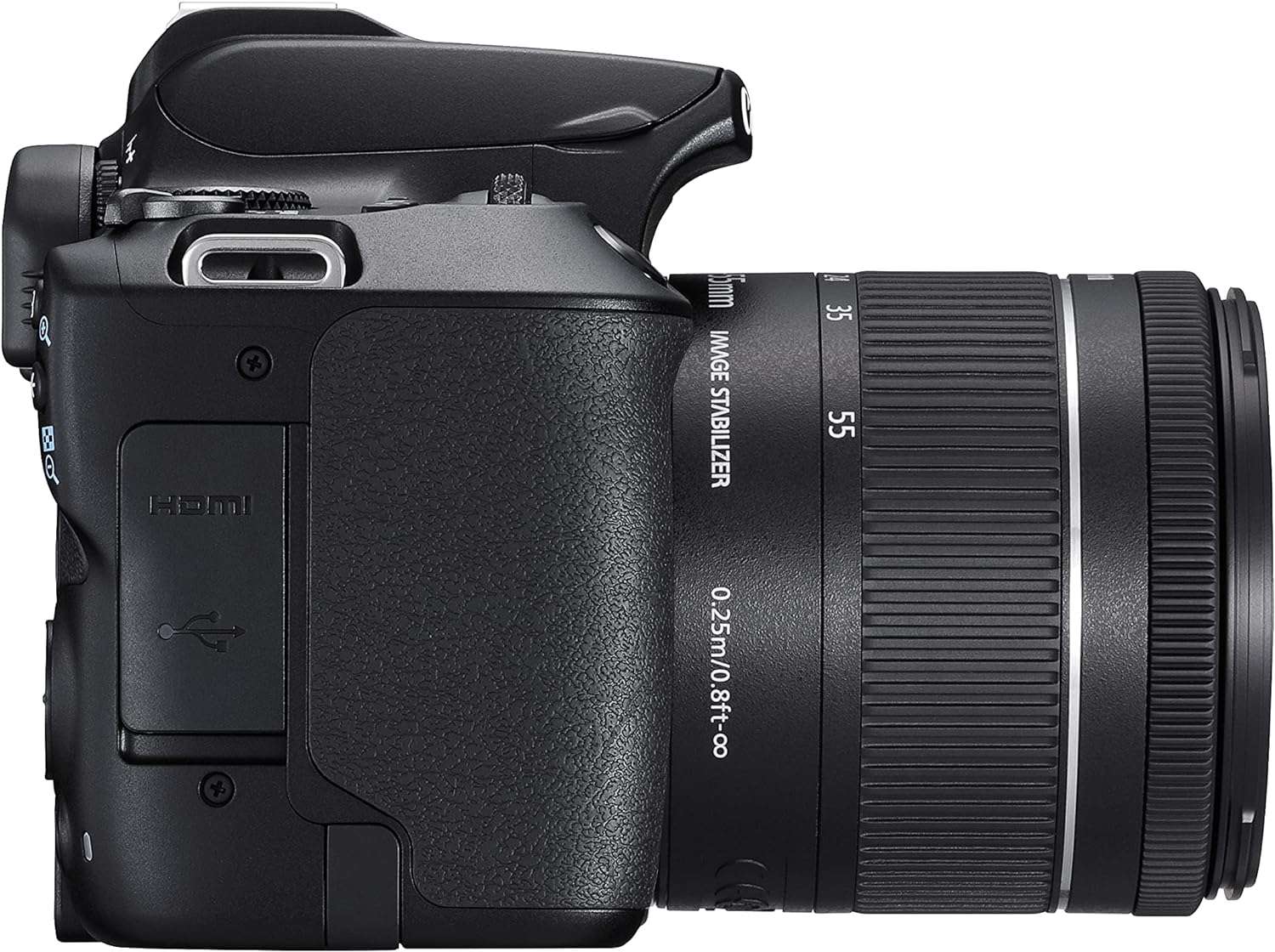canon eos 250d with ef s 18 55mm f4 5.6 is stm lens black canon eos 250d with ef s 18 55mm f4 5.6 is stm lens black