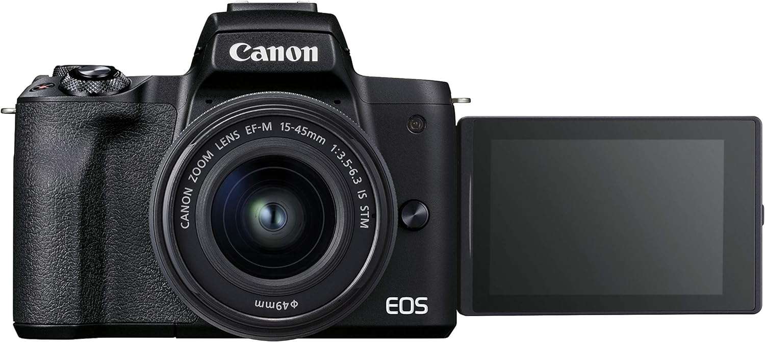 canon eos m50 mark ii with ef m 15 45mm f 3.5 6.3 is stm (black) canon eos m50 mark ii with ef m 15 45mm f 3.5 6.3 is stm (black)