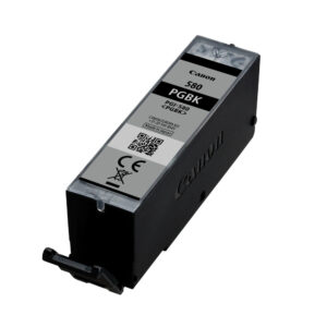 canon pgi 580bk pigment black ink cartridge, pigment based ink, 11.2 ml, 200 pages